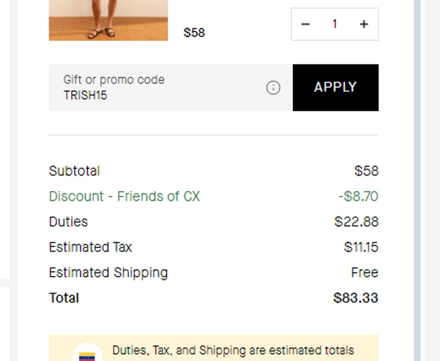 How to apply Everlane coupon code